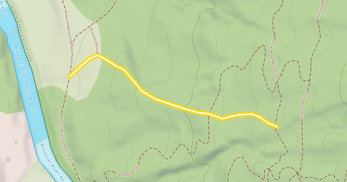 Map preview of Grouse Grind