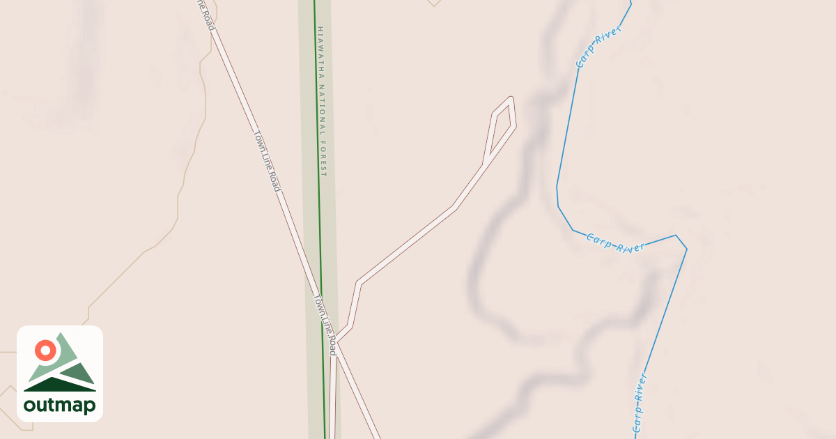 Map of ROCK RAPIDS SPUR B