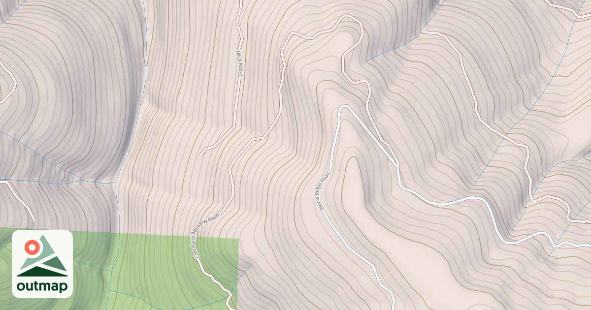 Map of CLEVELAND MEADOW