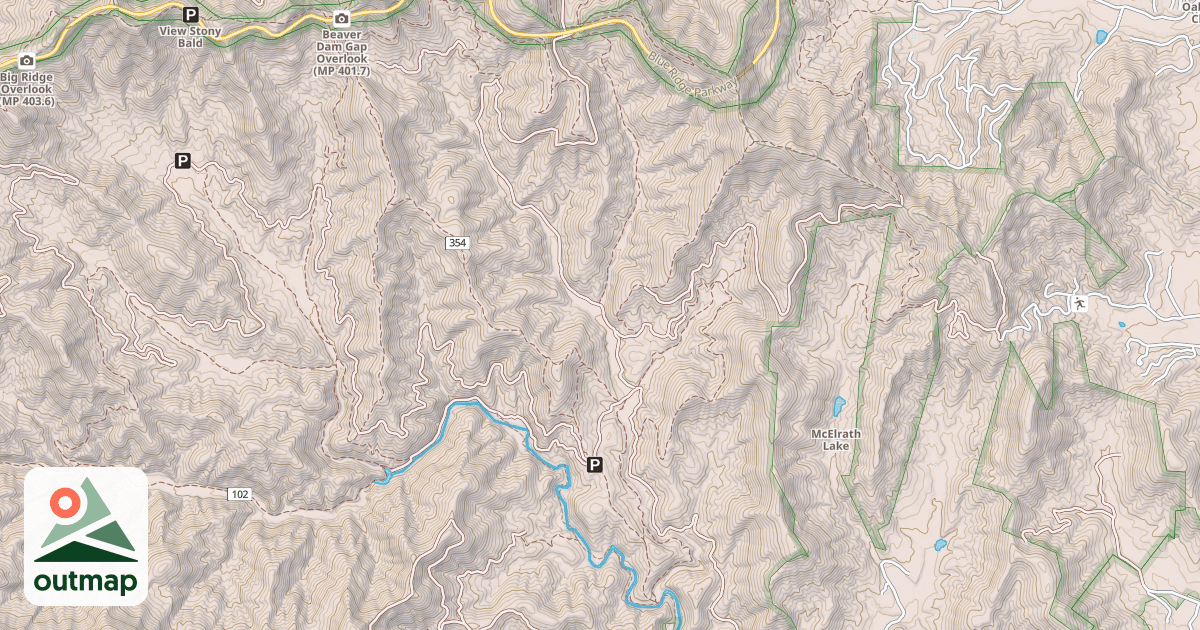 Map of WASH CREEK