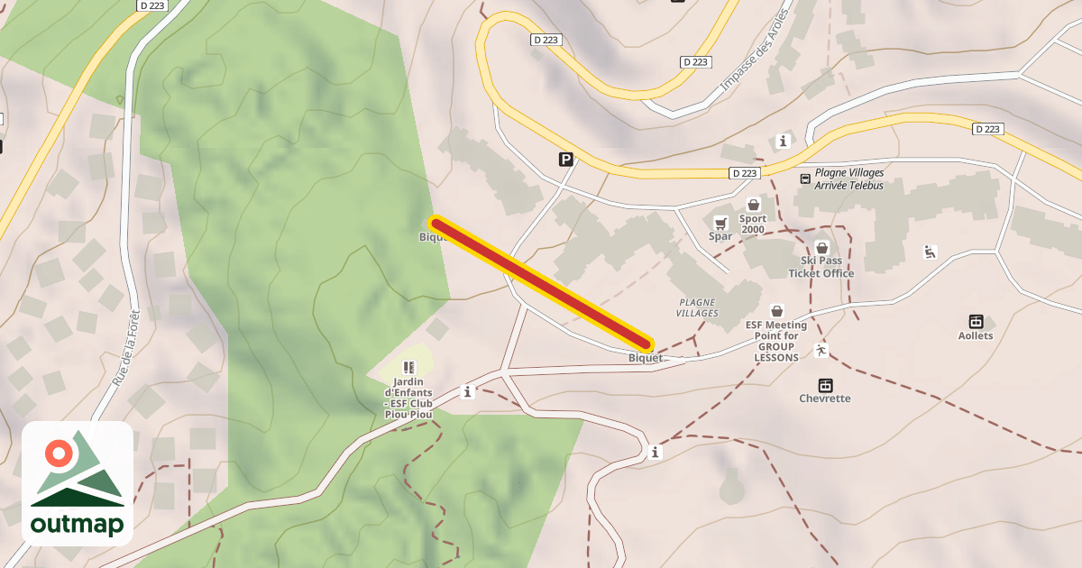 Map of Biquet