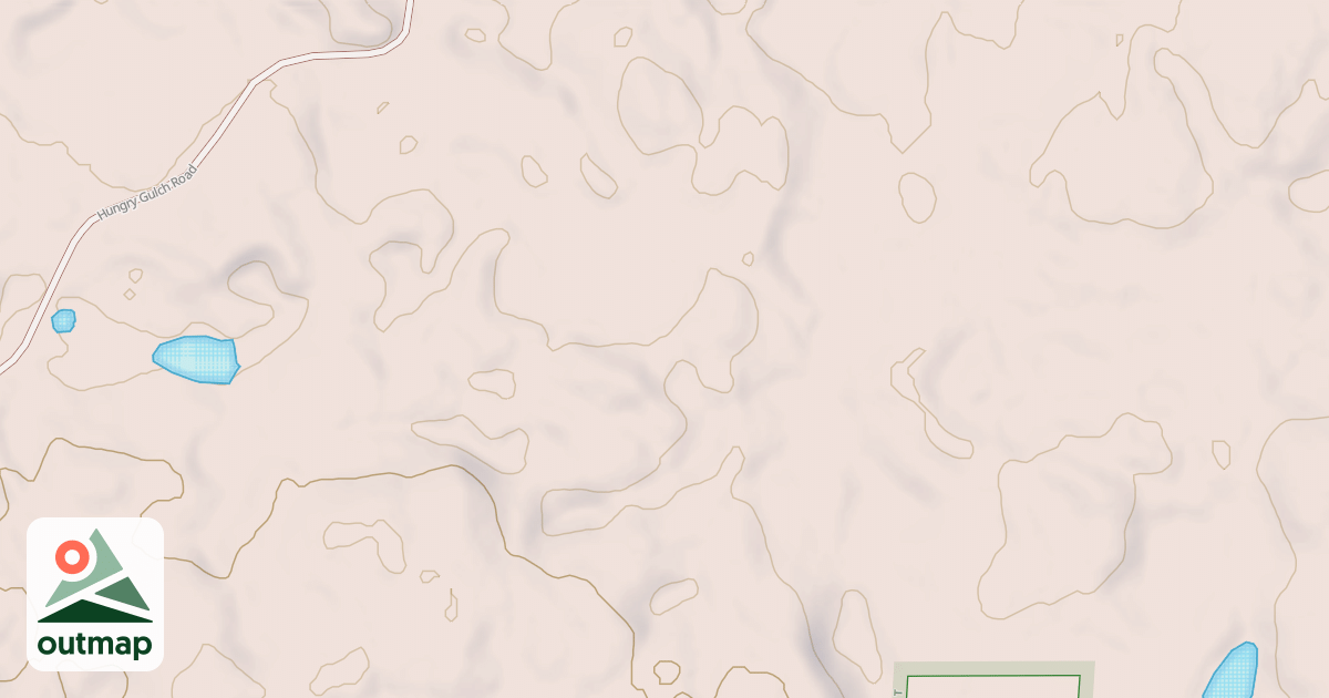 Map of HUNGRY GULCH SPUR B