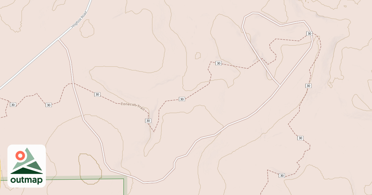 Map of NELLIE POND