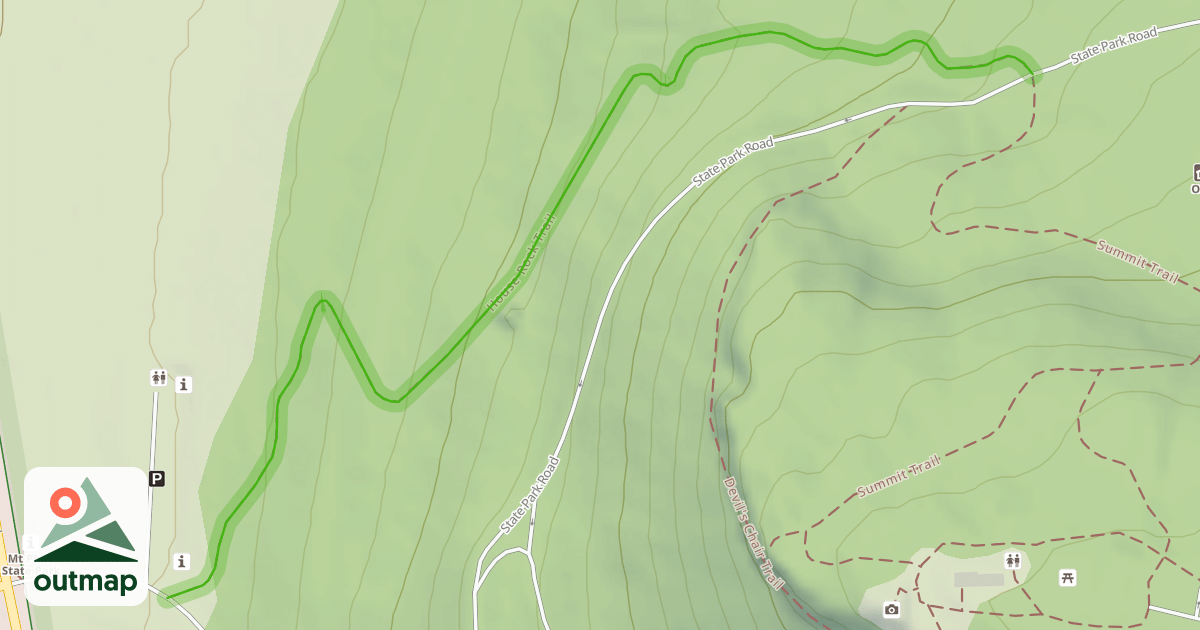 Map of House Rock Trail