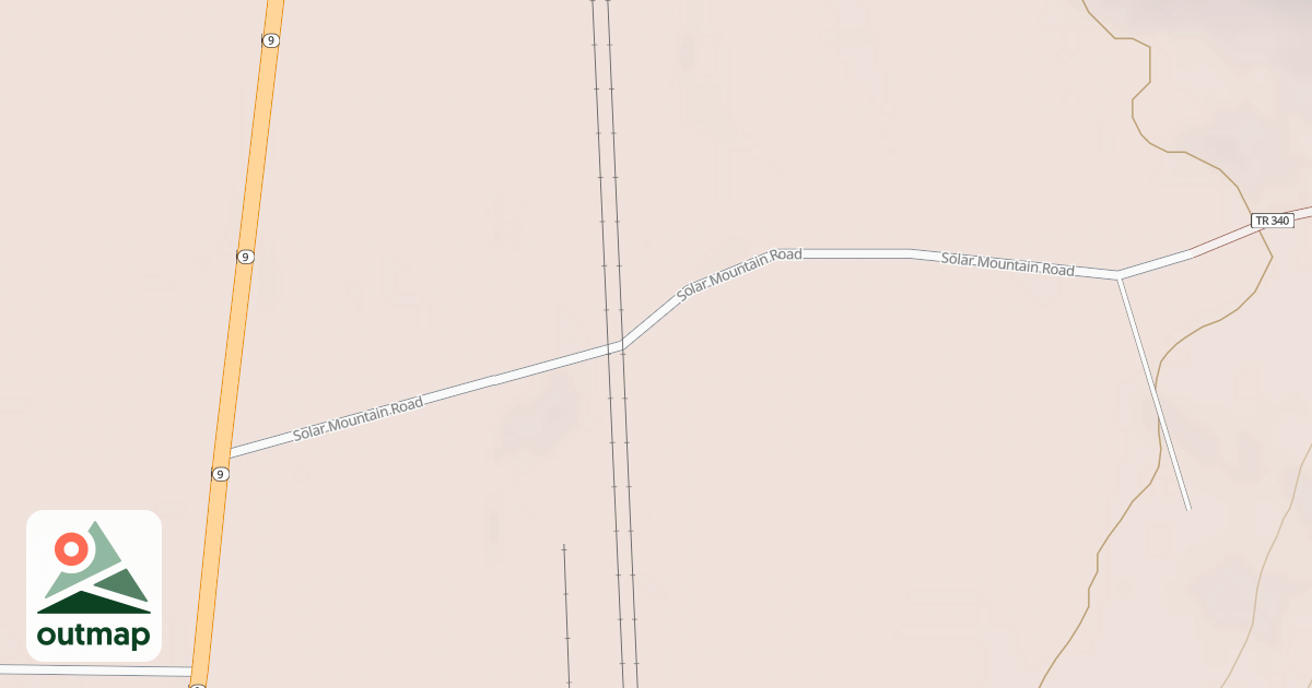 Map of SOLAR MOUNTAIN ROAD