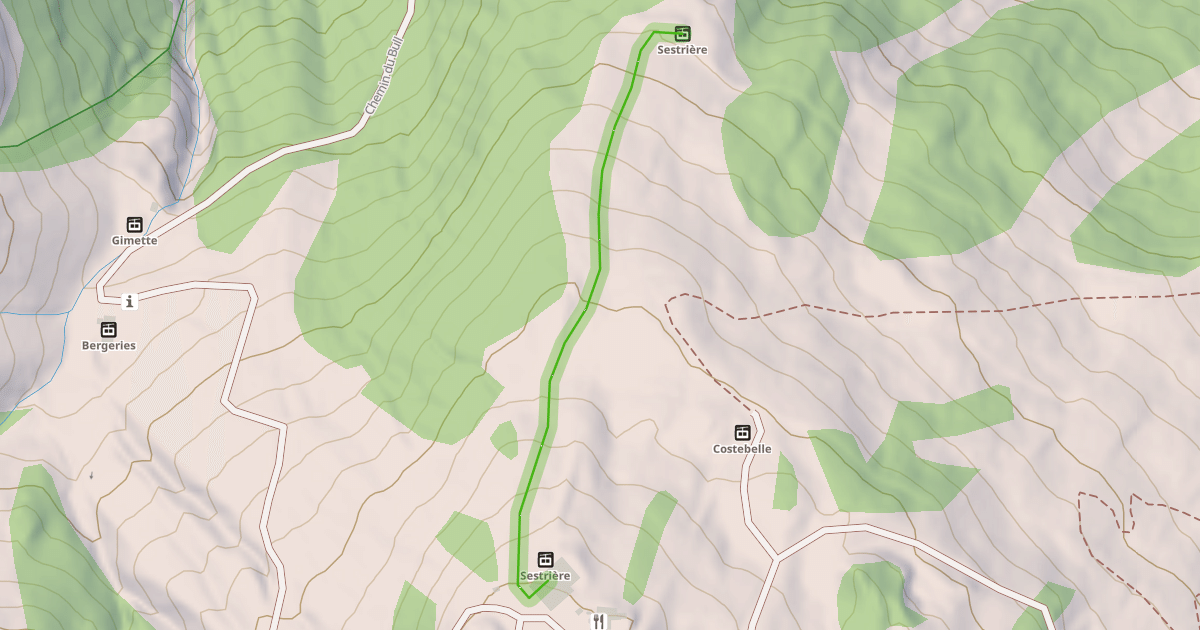 Map preview of Sestrière