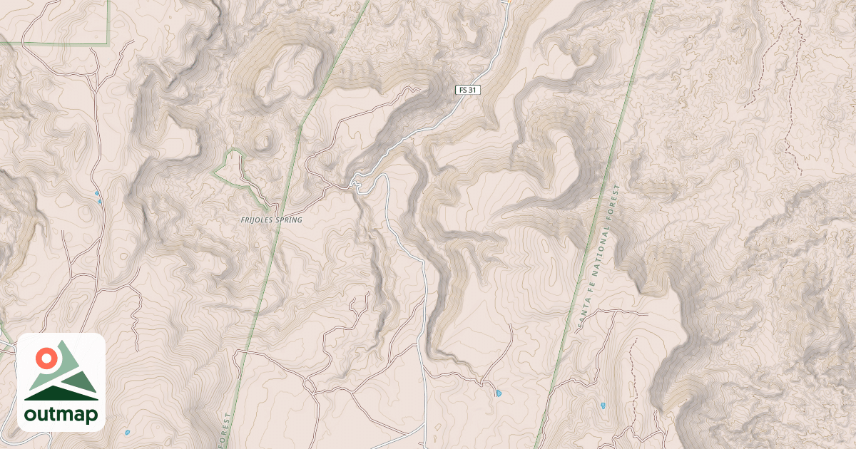 Map of ABIQUIU