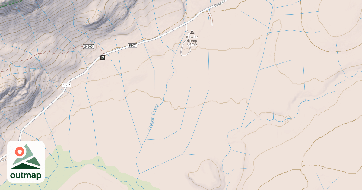 Map of BEASORE C SPUR
