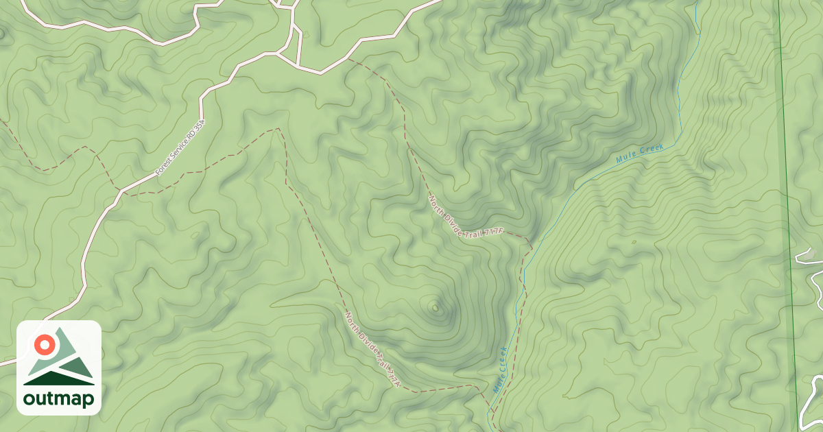 Map of BROKEN SWING ARM
