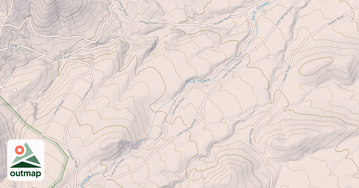Map of LEMMON ROAD