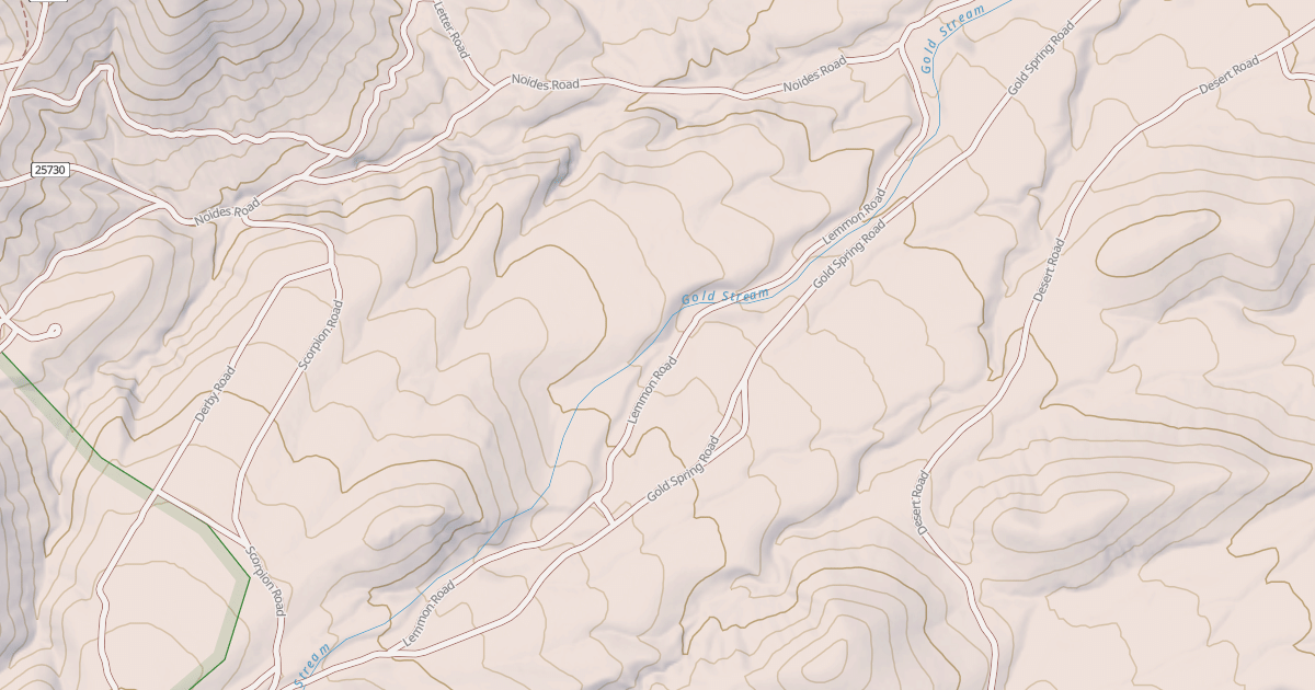 Map preview of LEMMON ROAD