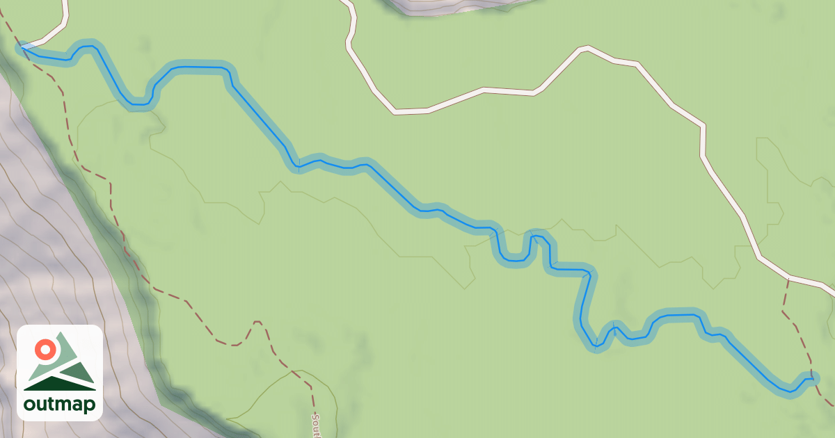 Map of Yellow Extended Trail