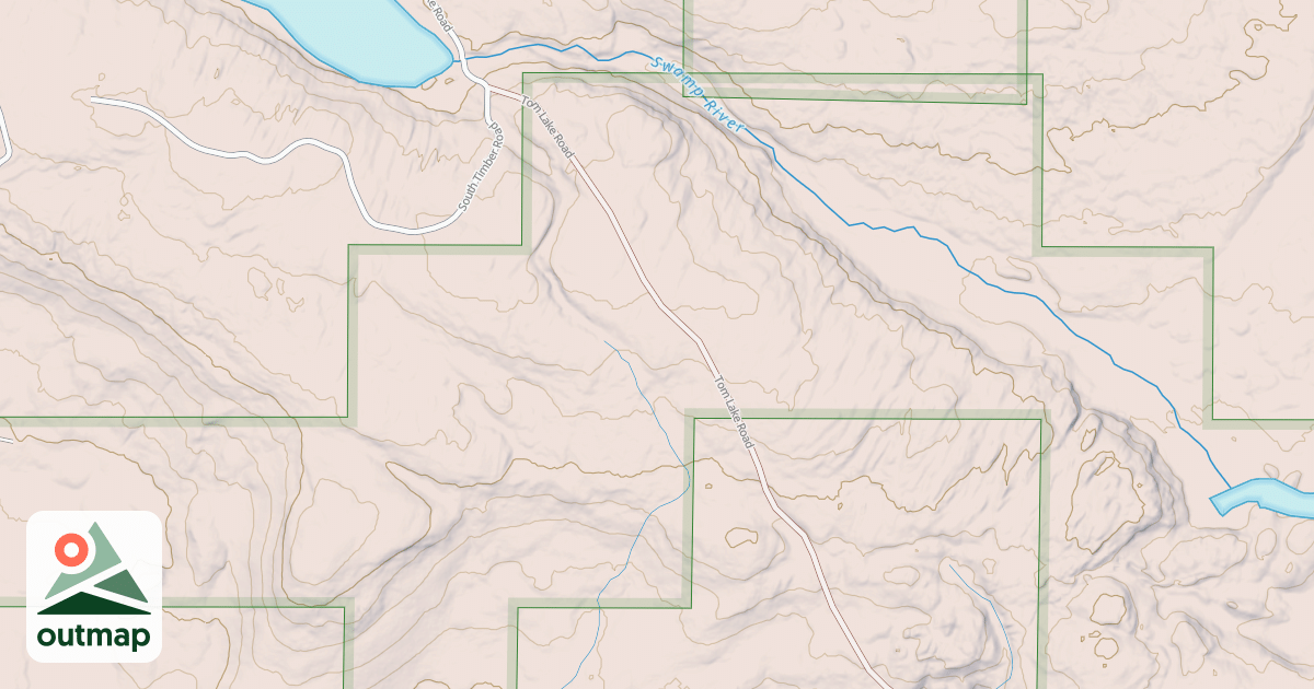 Map of Hovland Woods Trail
