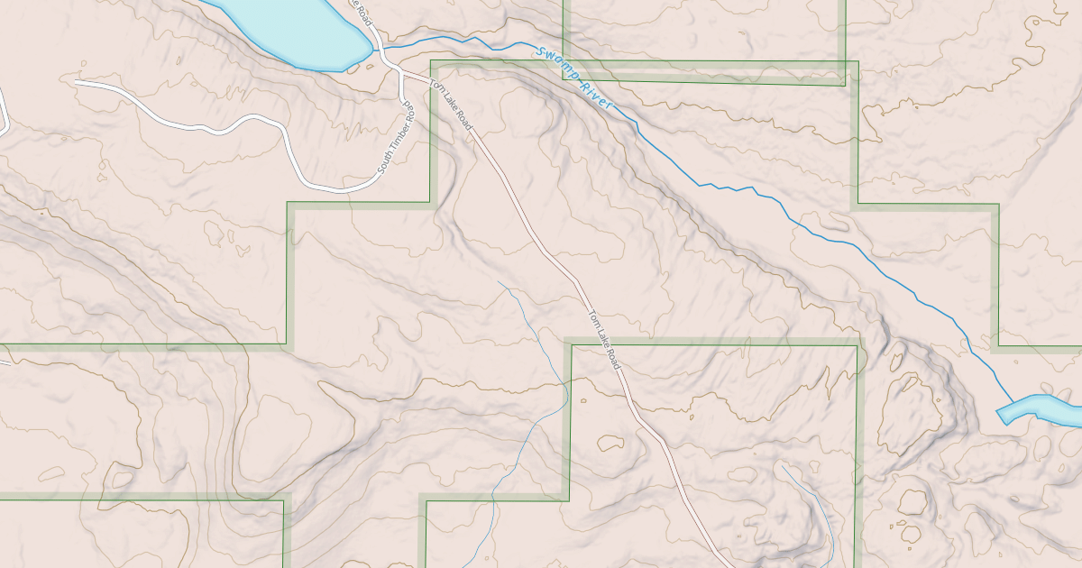 Map preview of Hovland Woods Trail
