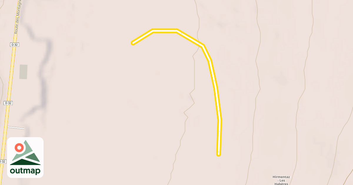 Map of La Tourbière