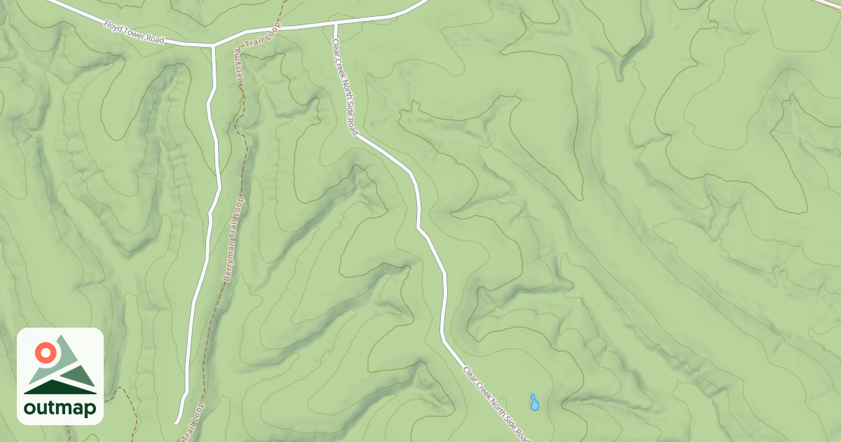 Map of CLEAR CREEK NORTH SIDE