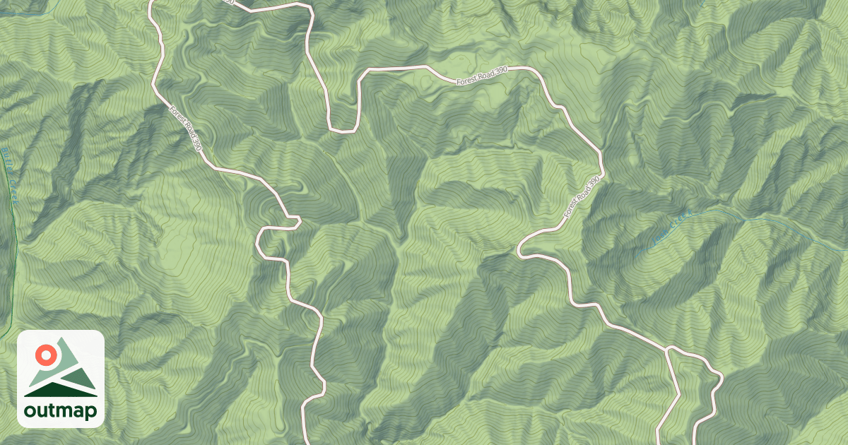 Map of BUTLER CREEK