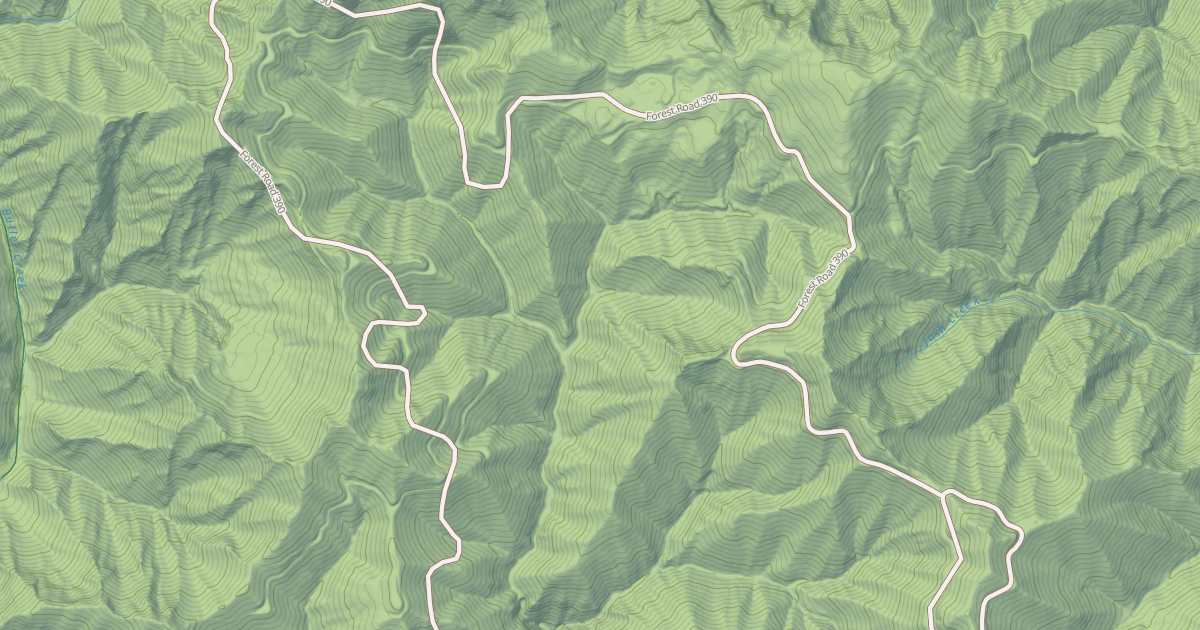 Map preview of BUTLER CREEK