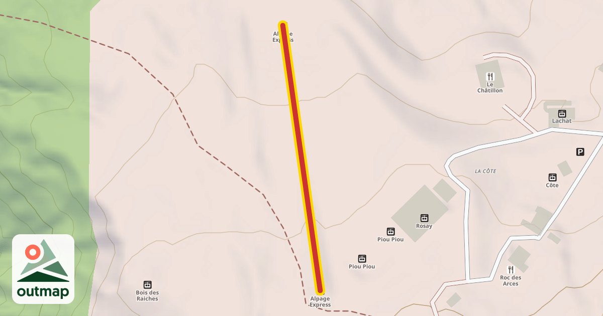 Map of Alpage Express