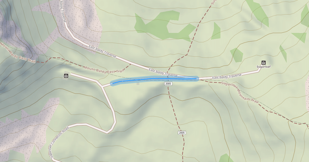 Map preview of Sugarloaf Connector