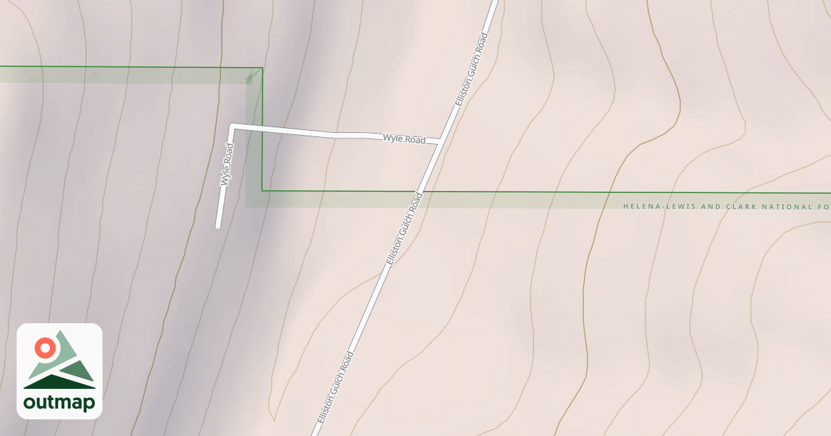 Map of ELLISTON-SPOTTED DOG