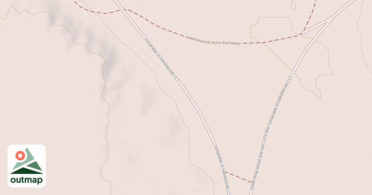 Map of Tomahawk To Kalkaska Mccct