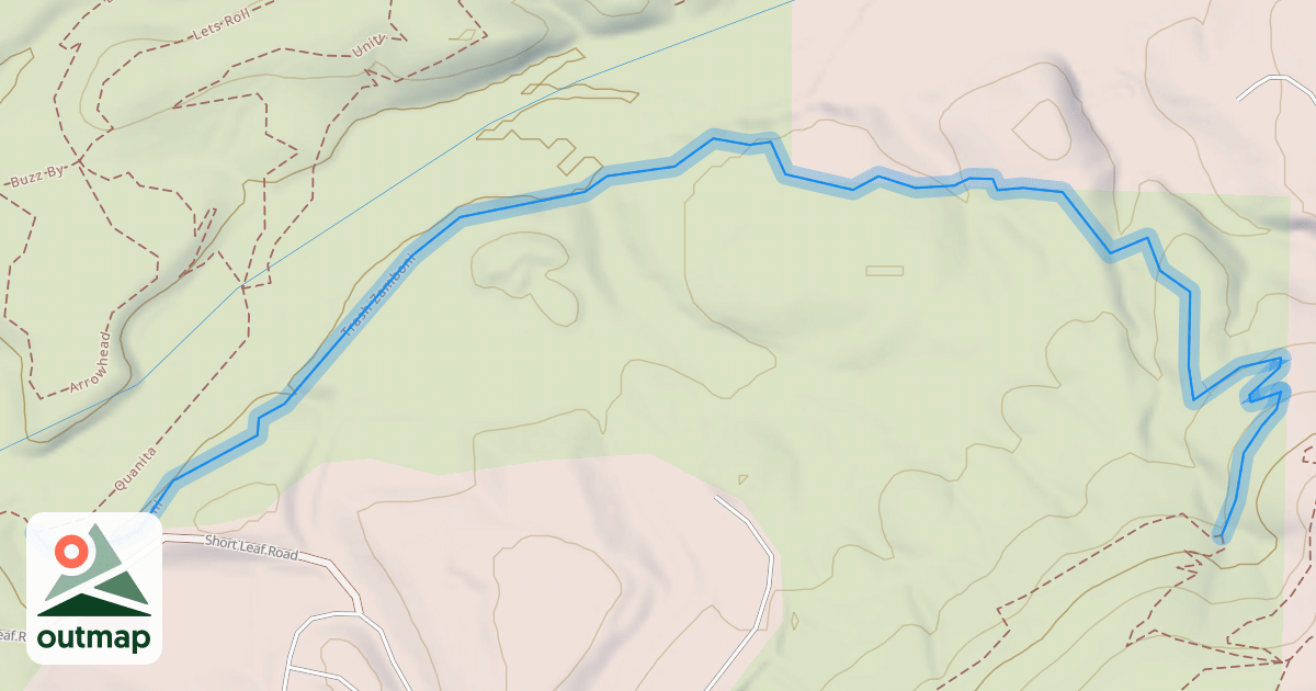 Map of Trash Zamboni