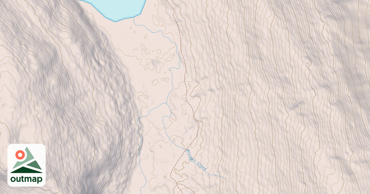 Map of MONTANA CREEK TRAIL