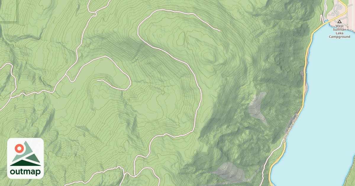 Map of USFS Motor Vehicle Use Map Roads {1B3A2C61-370D-4236-BD46-F2F75F97F9FD}