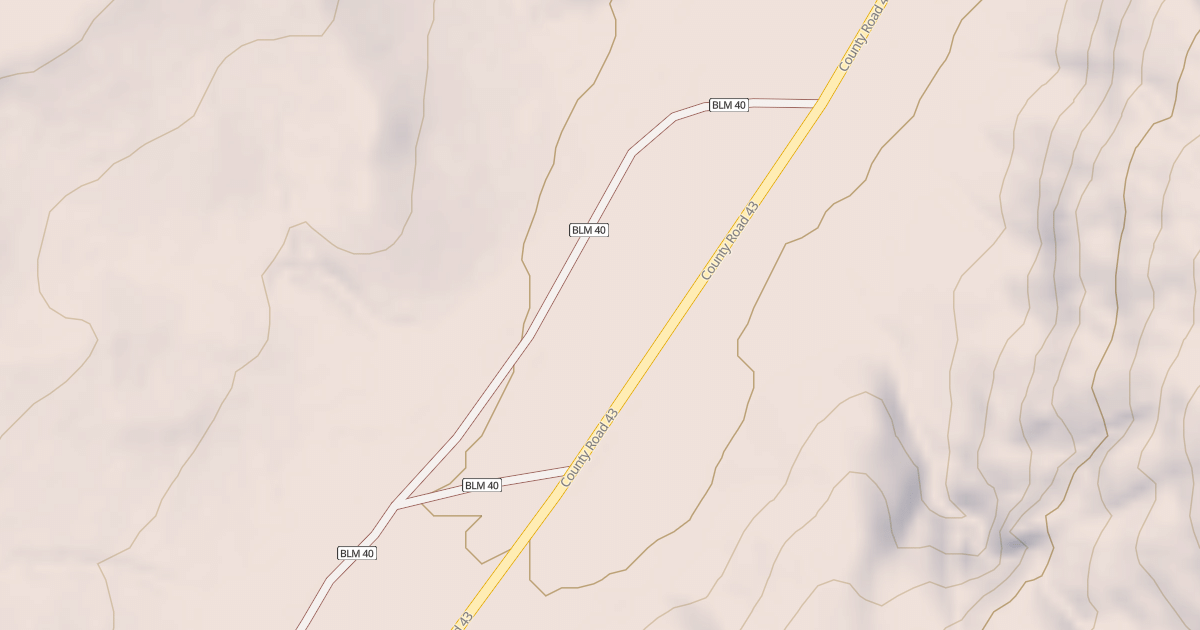 Map preview of BLM National GTLF Public Motorized Roads 358e1dea-e6a6-4b98-ae58-f0bcbff04960