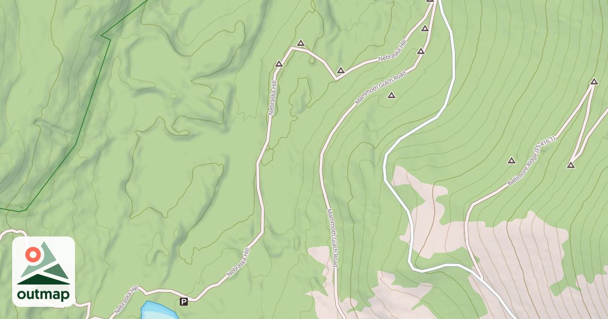 Map of NEBRASKA HILL