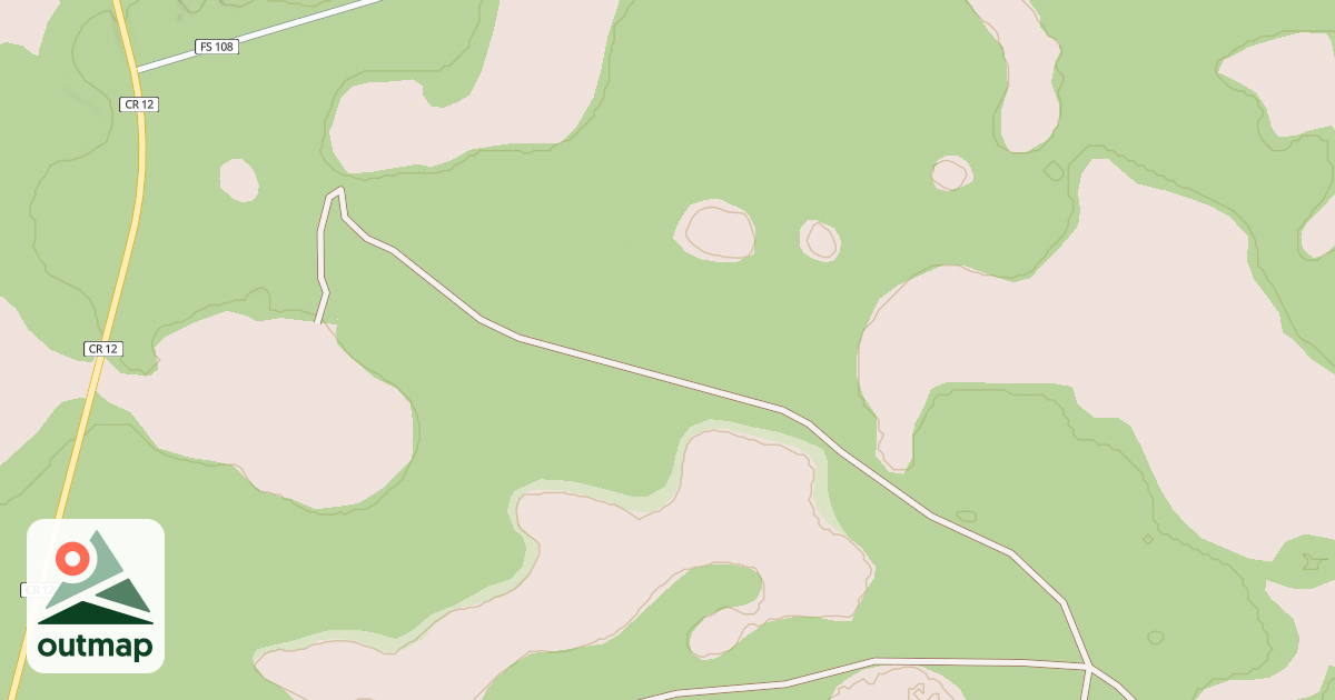 Map of USFS Motor Vehicle Use Map Roads {5E64868A-23C5-4156-9656-A89F919F7DFF}