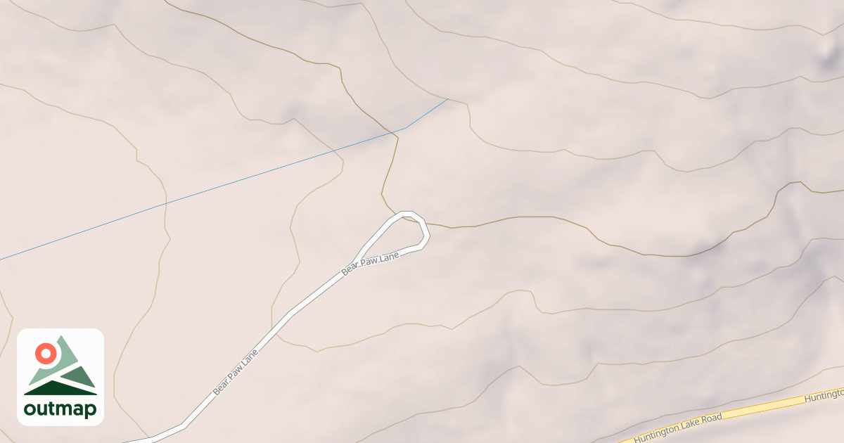 Map of BEAR PAW LANE SPUR B