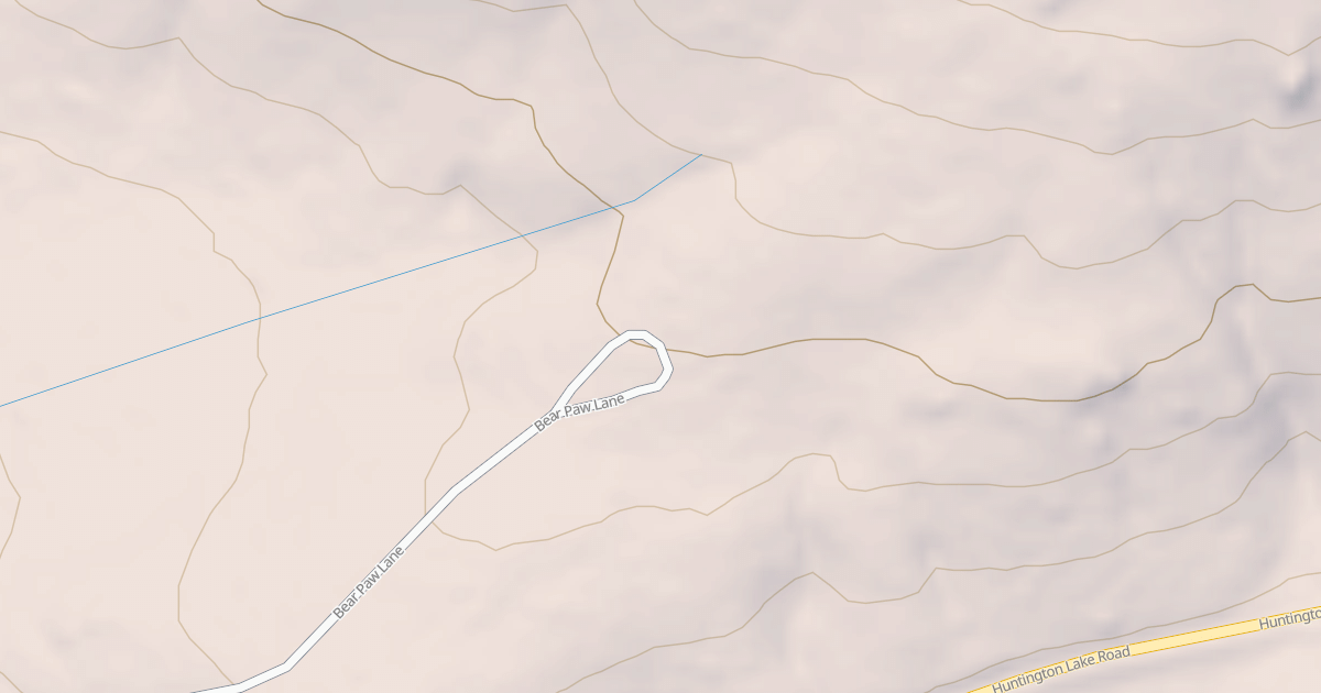 Map preview of BEAR PAW LANE SPUR B