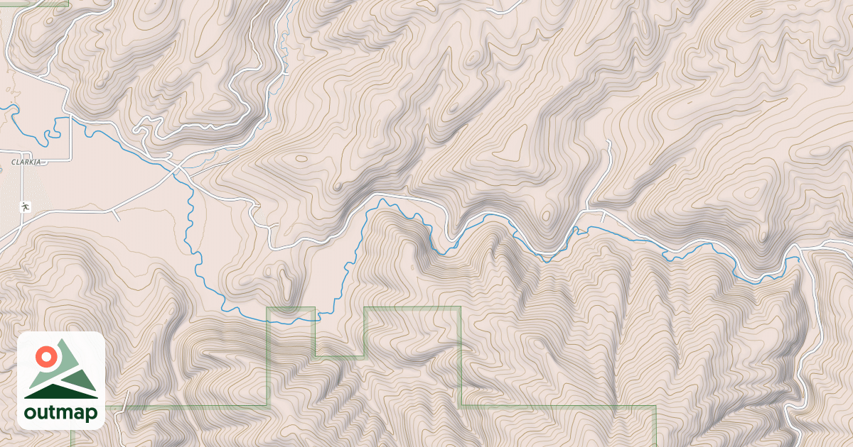 Map of FISHHOOK-GOLD CENTER