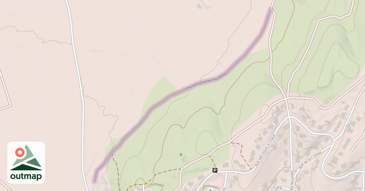 Map of Chemin vers Pont du Gard