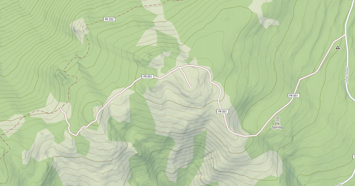 Map preview of ELK SPRINGS