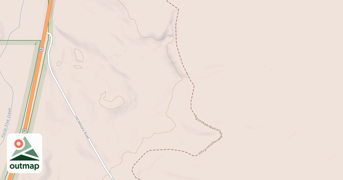 Map of Agonikak Mountain Bike