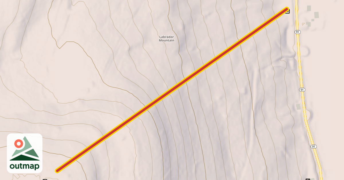 Map of T-Bar