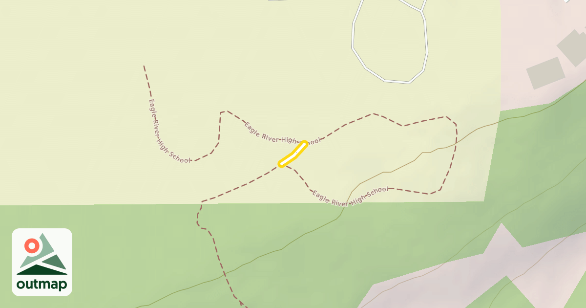 Map of Eagle River High School Loop