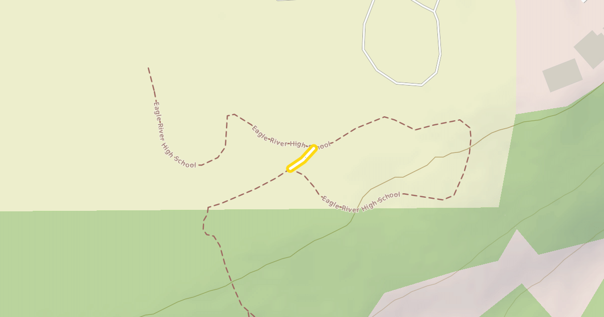 Map preview of Eagle River High School Loop