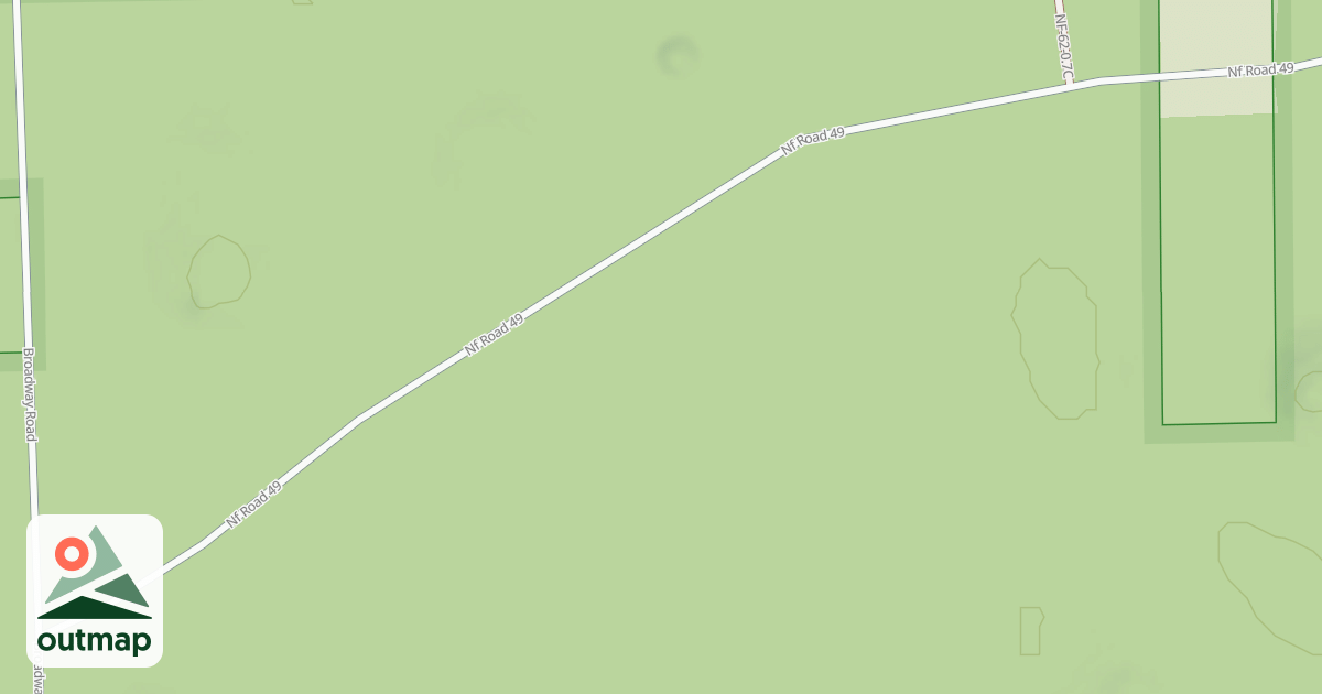 Map of USFS National Forest System Roads {99325474-19B9-454D-8522-08F15CE96F9C}