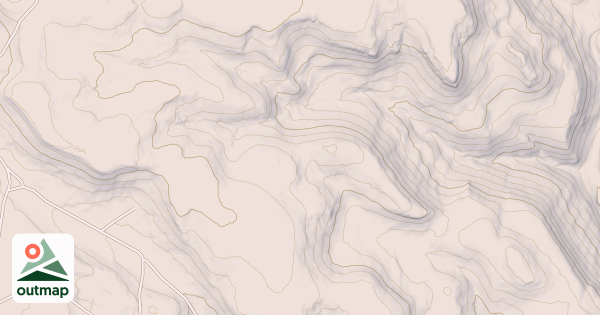 Map of ECKLUND FORK