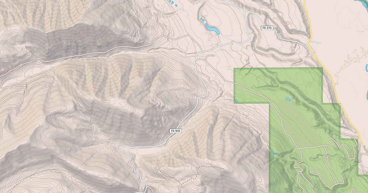 Map preview of CYCLONE CREEK MORAN CREEK