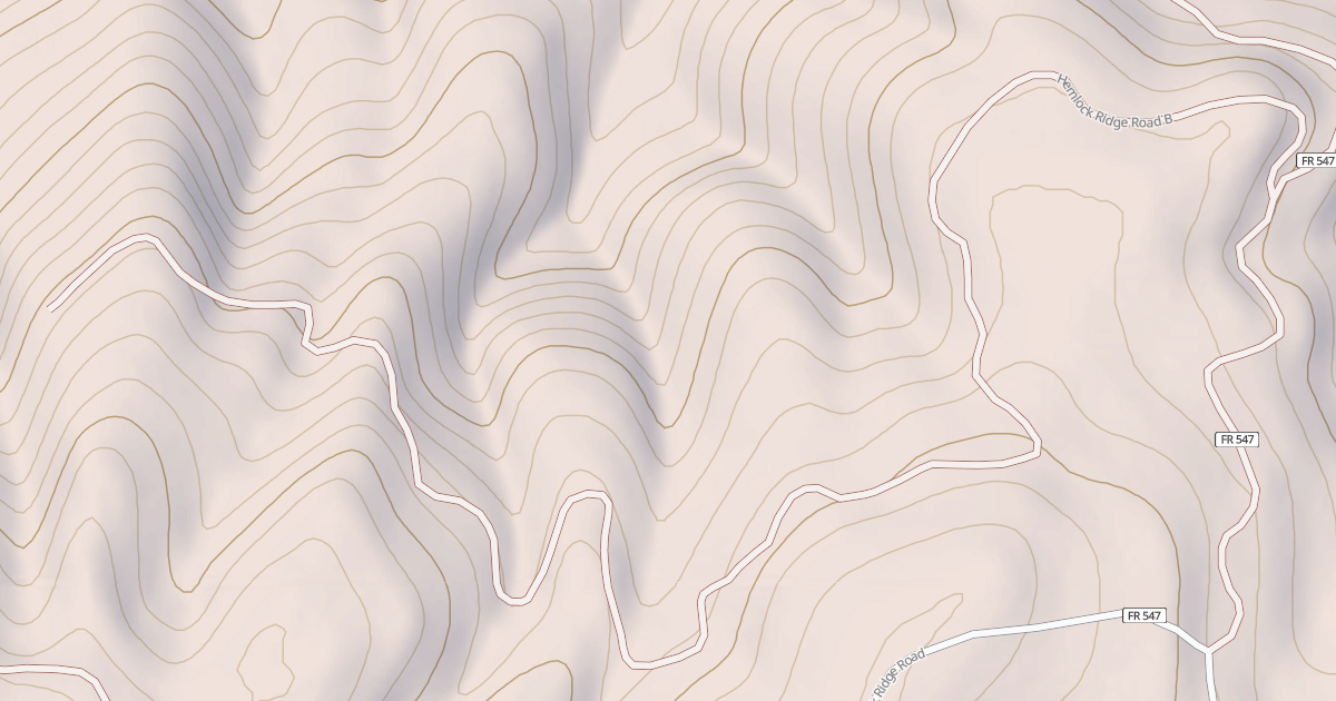 Map preview of HEMLOCK RIDGE B