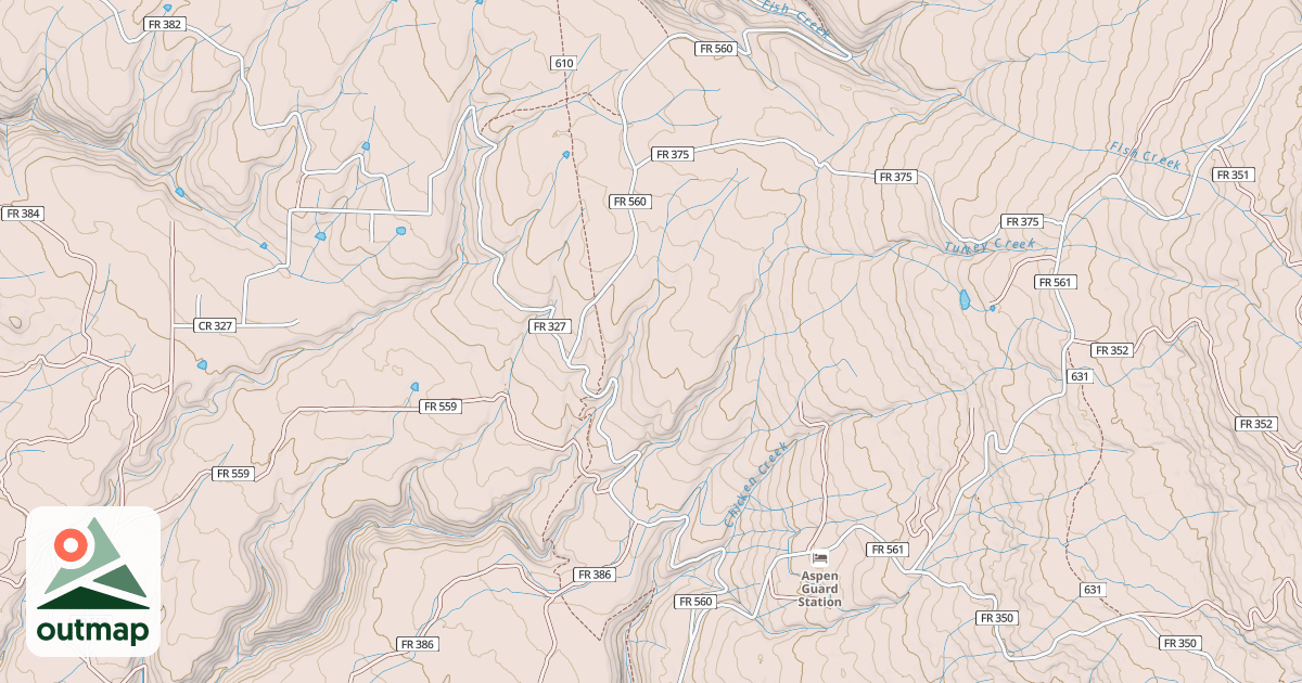 Map of LOST CANYON
