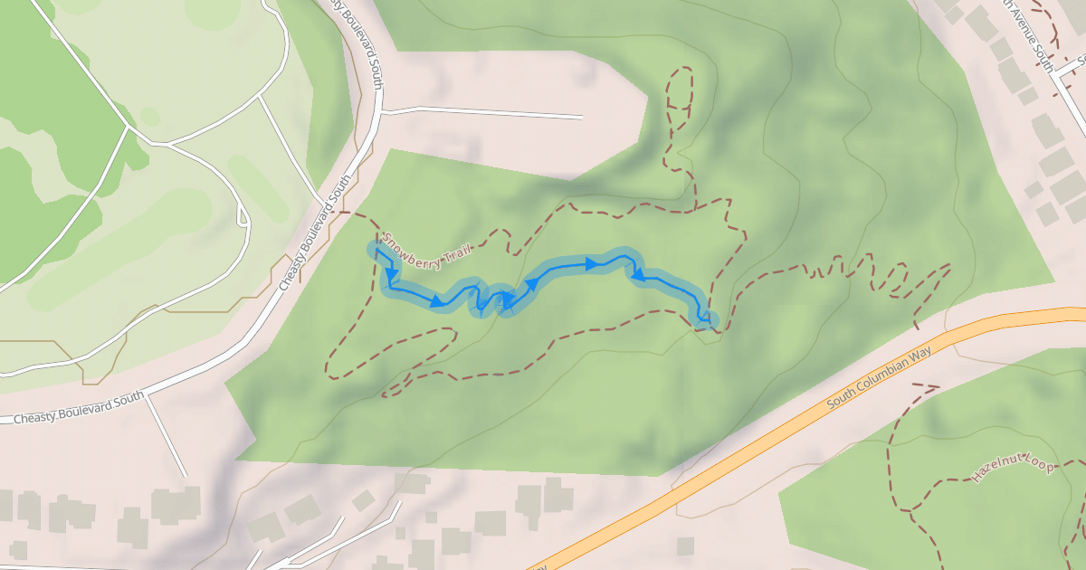 Map preview of Red Cedar Trail