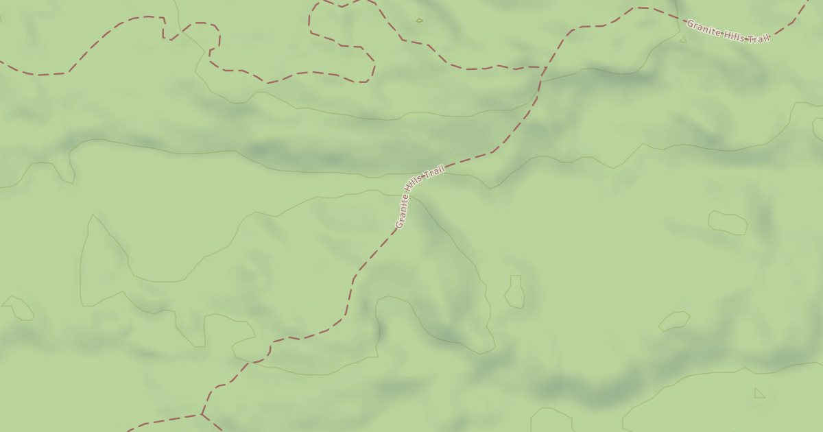 Map preview of Granite Hills Trail (Upper Loop)
