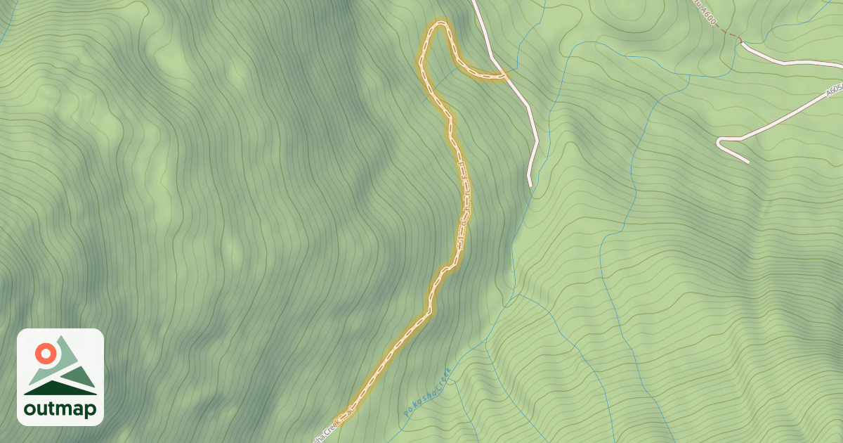 Map of A610 Pokosha Creek Road