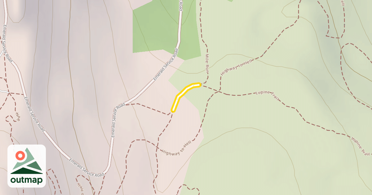 Map of Lupine Trail